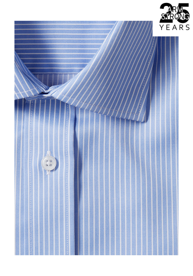 LIGHT BLUE STRIPE TWILL