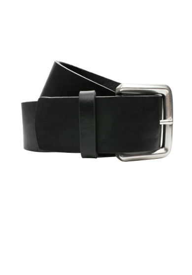 BLACK LEATHER BELT