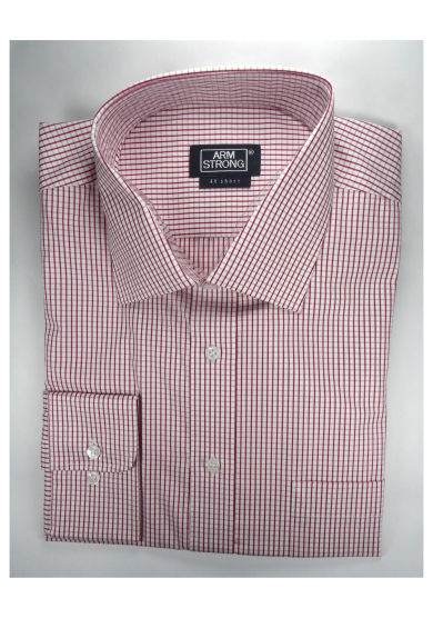 RED CHECK POPLIN