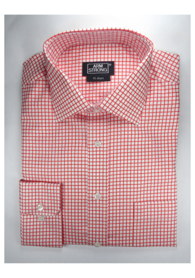 ORANGE CHECK TWILL