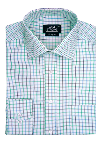 GREEN MULTI CHECK TWILL