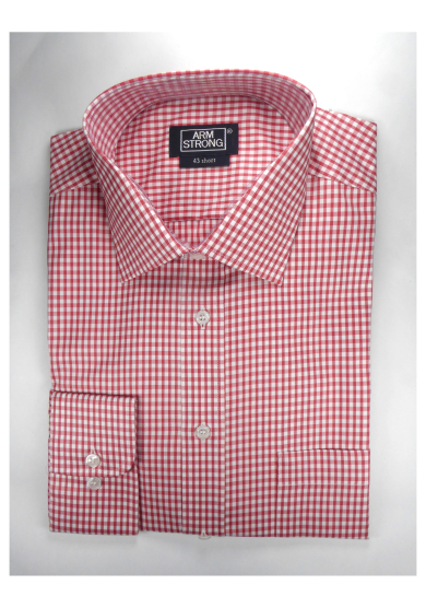 RED CHECK TWILL