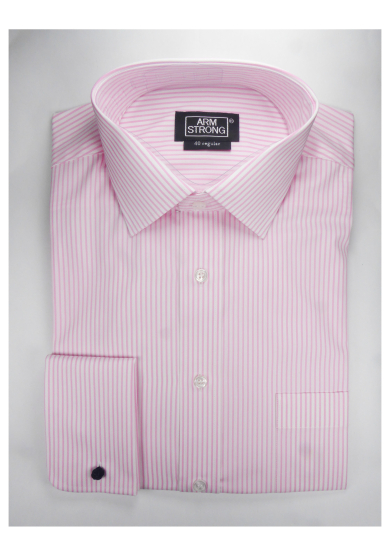 PINK STRIPE POPLIN