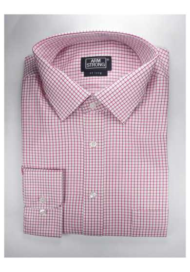 PURPLE CHECK TWILL