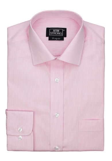 PINK CHECK POPLIN