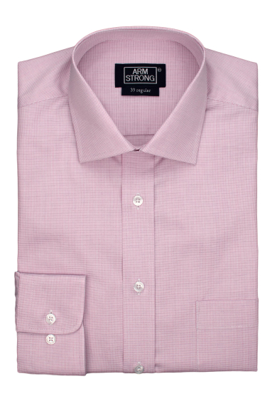 PURPLE CHECK POPLIN