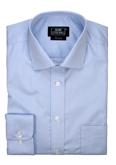 LIGHT BLUE STRIPE TWILL
