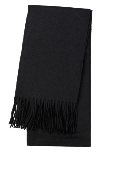 BLACK LAMBSWOOL SCARF