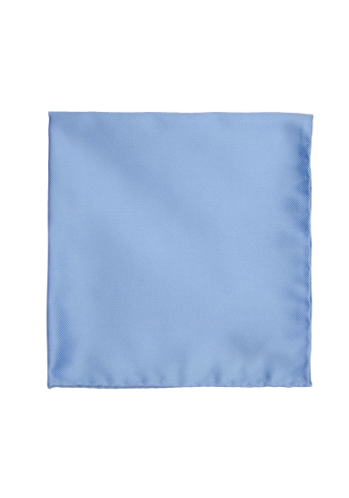 LIGHT BLUE SILK POCKET SQUARE