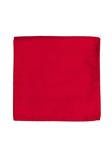 RED POCKET SQUARE