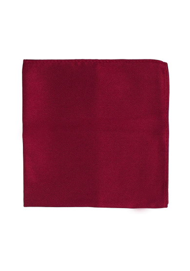 DARK RED POCKET SQUARE