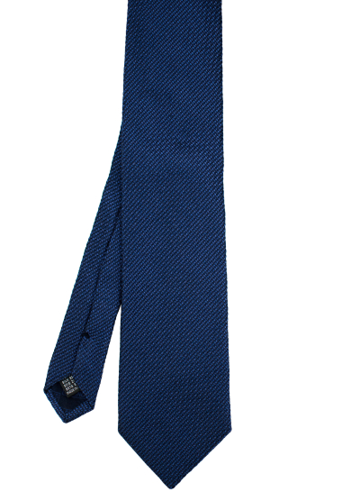 BLUE GRENADINE SILK TIE