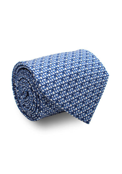 BLUE MINI PAISLEY SILK TIE