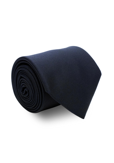 DARK NAVY SOLID SILK TIE