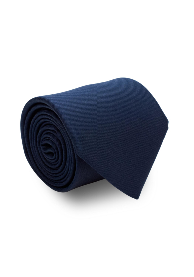 NAVY SOLID SILK TIE
