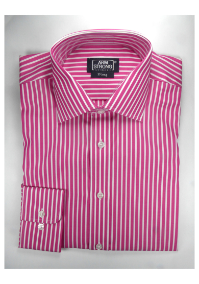 PINK STRIPE POPLIN