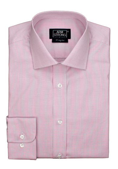 PURPLE CHECK POPLIN