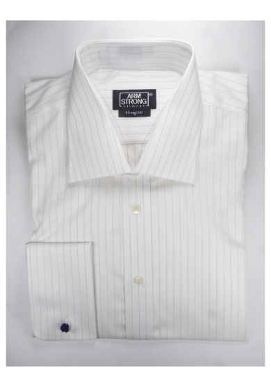 WHITE STRIPE TWILL