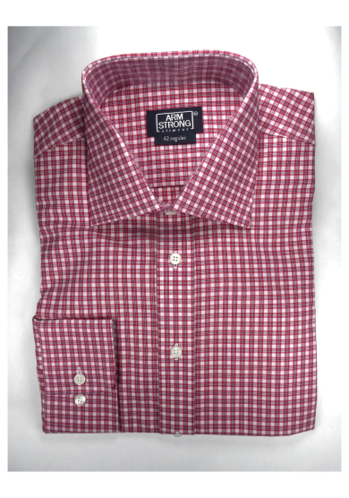 RED CHECK TWILL