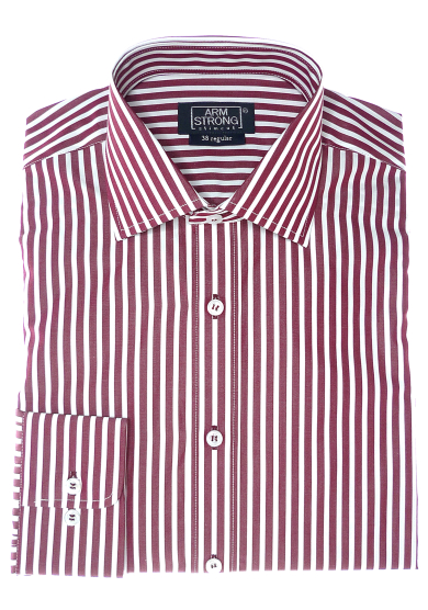 RED STRIPE POPLIN
