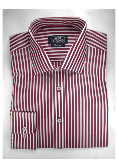 RED STRIPE POPLIN