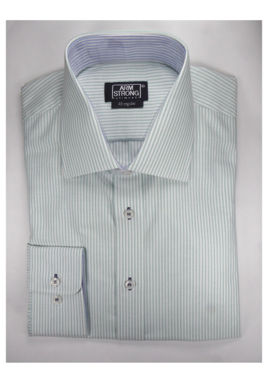 GREEN STRIPE OXFORD