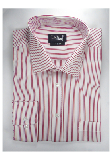 RED STRIPE POPLIN