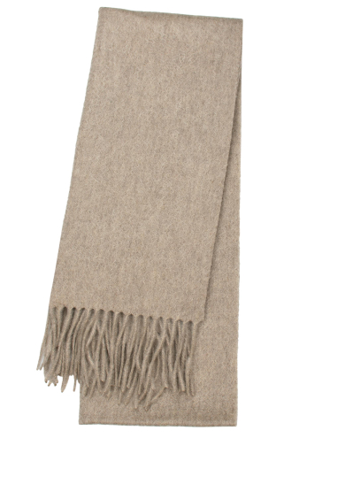 BEIGE CASHMERE SCARF