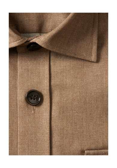 BEIGE OVERSHIRT COTTON SILK STRETCH