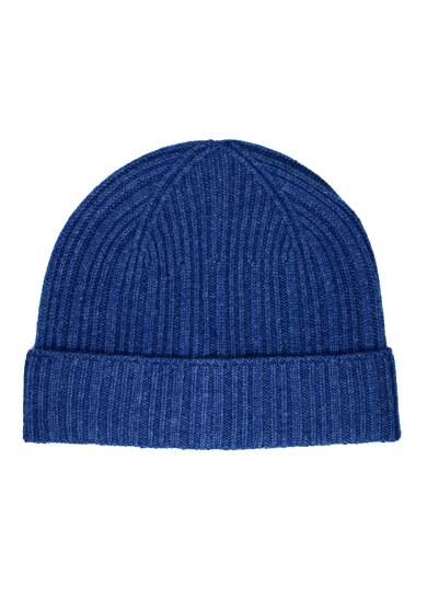 BLUE CASHMERE HAT