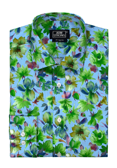 GREEN PARADISE PRINTED POPLIN