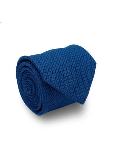 BLUE GRENADINE SILK TIE