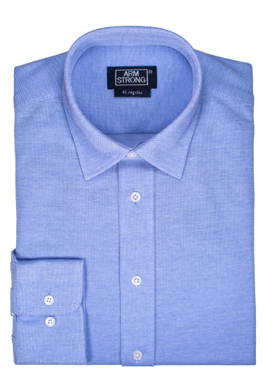 BLUE KNIT PIQUÉ