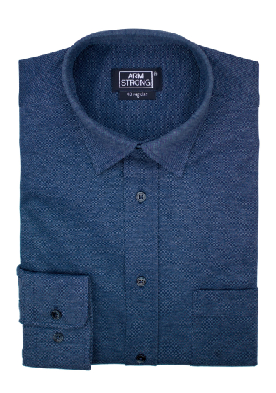 BLUE KNIT PIQUÉ