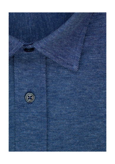 BLUE KNIT PIQUÉ