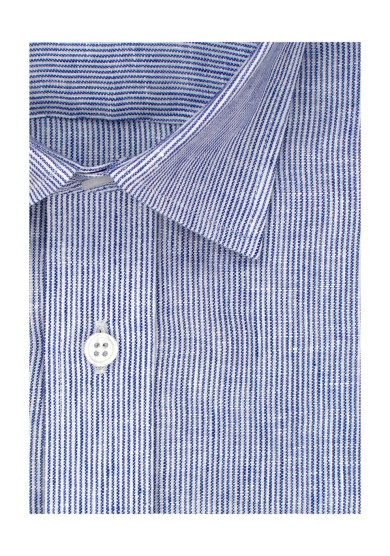 BLUE STRIPE LINEN