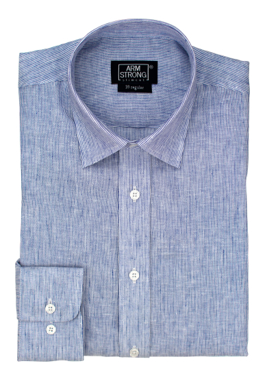 BLUE STRIPE LINEN