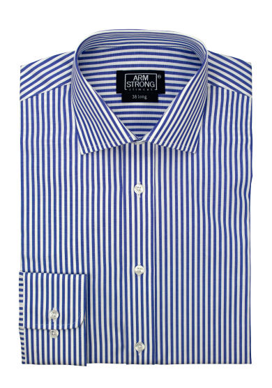 BLUE STRIPE POPLIN