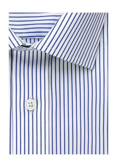 BLUE STRIPE POPLIN