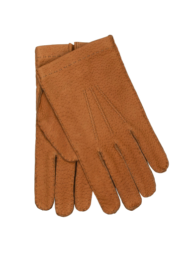 BEIGE PECCARY UNLINED GLOVES