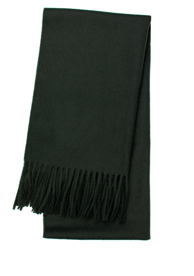 DARK GREEN LAMBSWOOL SCARF