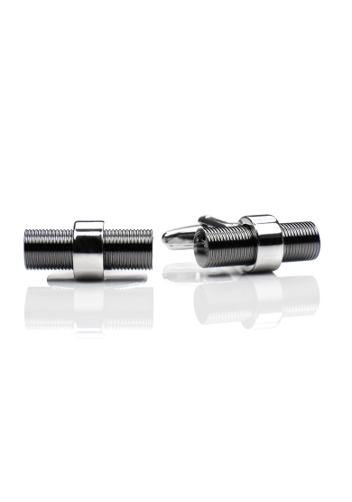 DARK CHROME CYLINDER CUFF LINK