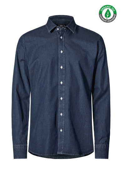 ECO BLUE WATERWASHED DENIM TWILL