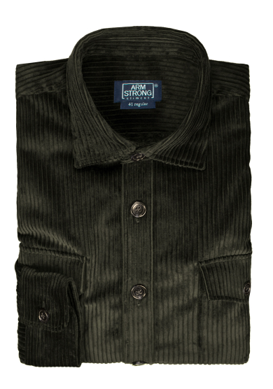 ECO GREEN CORDUROY OVERSHIRT