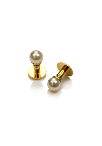 PEARL GOLD SHIRT STUD