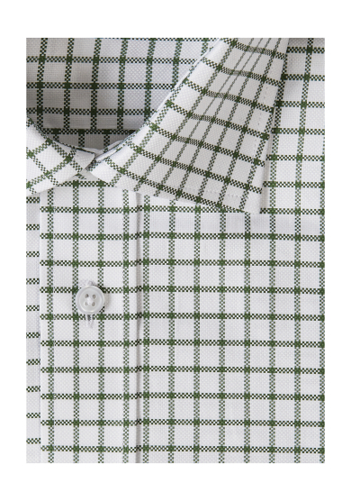 GREEN CHECK OXFORD
