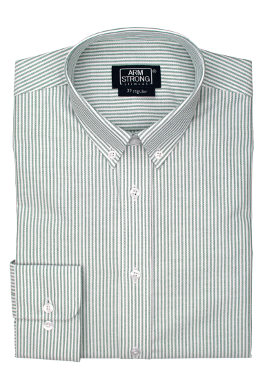 GREEN STRIPE OXFORD