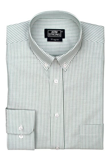 GREEN STRIPE OXFORD