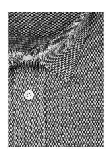 GREY KNIT PIQUÉ