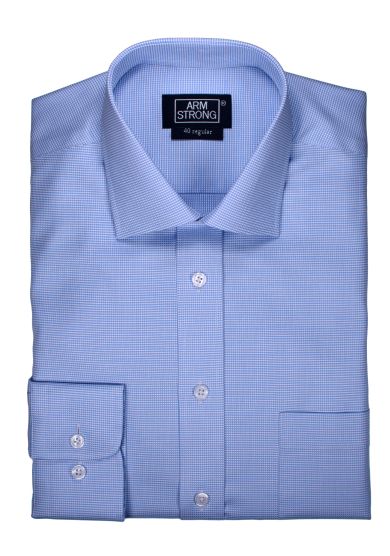 LIGHT BLUE CHECK OXFORD